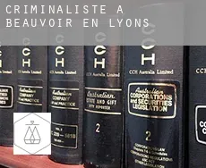 Criminaliste à  Beauvoir-en-Lyons