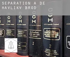 Séparation à  de Havlíčkův Brod