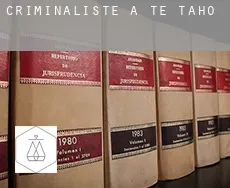 Criminaliste à Te Taho
