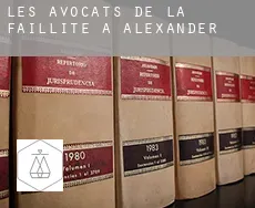 Les avocats de la faillite à  Alexander