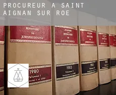 Procureur à  Saint-Aignan-sur-Roë
