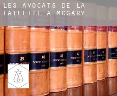 Les avocats de la faillite à McGary