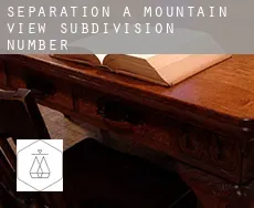 Séparation à  Mountain View Subdivision Number 13