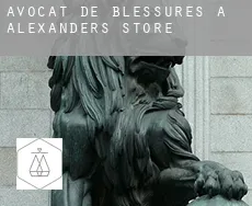 Avocat de blessures à  Alexanders Store