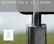 Séparation à Le Langon