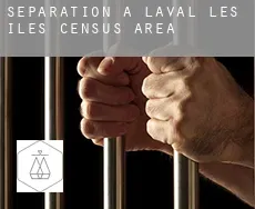 Séparation à  Laval-les-Îles (census area)