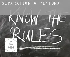 Séparation à  Peytona
