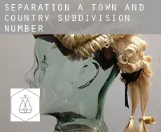 Séparation à  Town and Country Subdivision Number 2