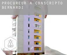 Procureur à  Conscripto Bernardi
