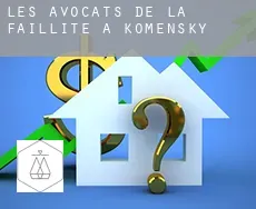 Les avocats de la faillite à  Komensky
