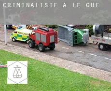 Criminaliste à  Le Gué