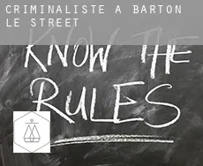 Criminaliste à  Barton le Street