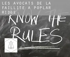 Les avocats de la faillite à  Poplar Ridge