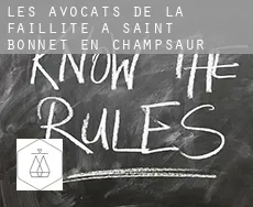 Les avocats de la faillite à  Saint-Bonnet-en-Champsaur