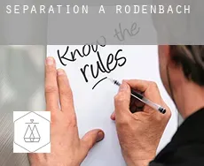 Séparation à  Rodenbach