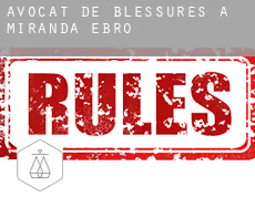 Avocat de blessures à Miranda de Ebro