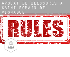 Avocat de blessures à  Saint-Romain-de-Vignague