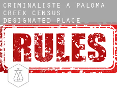 Criminaliste à  Paloma Creek