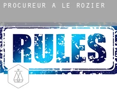 Procureur à  Le Rozier