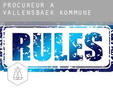 Procureur à  Vallensbæk Kommune