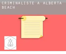 Criminaliste à  Alberta Beach