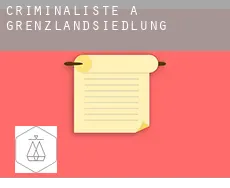 Criminaliste à  Grenzlandsiedlung