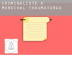 Criminaliste à  Marechal Thaumaturgo