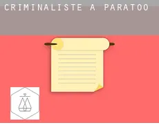 Criminaliste à  Paratoo