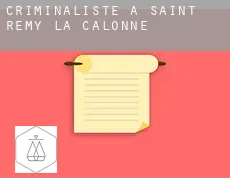 Criminaliste à  Saint-Remy-la-Calonne