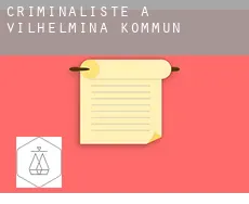 Criminaliste à  Vilhelmina Kommun