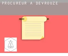 Procureur à Devrouze
