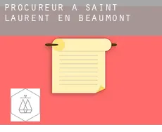 Procureur à  Saint-Laurent-en-Beaumont