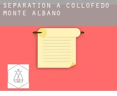 Séparation à  Colloredo di Monte Albano