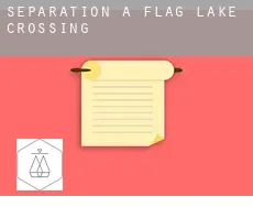 Séparation à Flag Lake Crossing