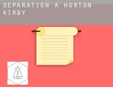 Séparation à  Horton Kirby