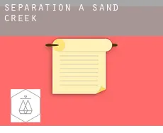 Séparation à  Sand Creek