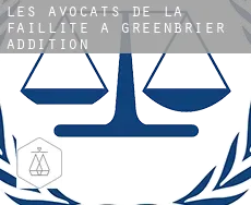 Les avocats de la faillite à  Greenbrier Addition