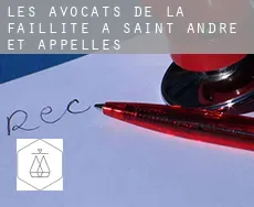Les avocats de la faillite à Saint-André-et-Appelles