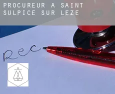 Procureur à  Saint-Sulpice-sur-Lèze