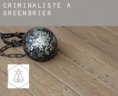 Criminaliste à  Greenbrier
